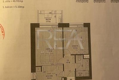 Apartament cu 2 camere decomandat în Aviației - 1