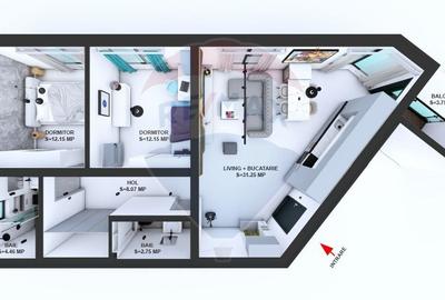 Apartament 3 camere zona centrala - 4