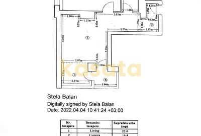 Apartament cu 2 camere semidecomandat în Central - 1