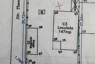 Teren Construcții intravilan de 778 mp, în Central