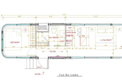 Casa tip Capsula de la View Box Houses - modelul London - 6