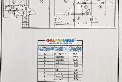 Apartament cu 3 camere semidecomandat în Titan - 9