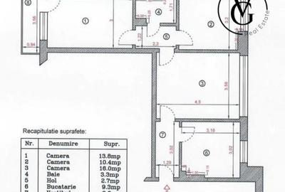 Apartament cu 3 camere semidecomandat în Ștefan cel Mare - 1