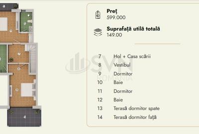 Apartament cu 4 camere decomandat, mobilat în Central - 17