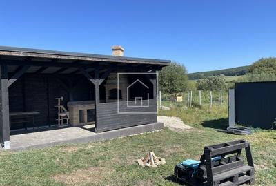 Teren 829 mp autorizatie de constructie 4 cabanute A-frame in Tocile - 5