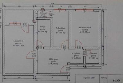 Apartament cu 2 camere decomandat în 1848 - 4