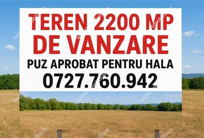 Teren Intravilan cu PUZ aprobat pentru Hala de vanzare in Sibiu - 1