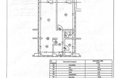 Apartament cu 2 camere decomandat în Central - 1