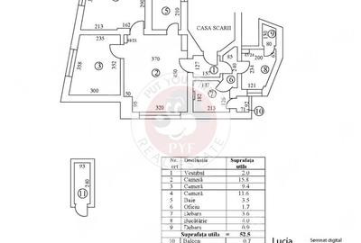Ambasada Turciei | 3 camere | 54mp | Necesita renovare | B12318 - 1