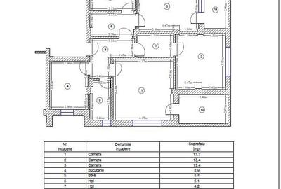 Apartament cu 3 camere decomandat în Central - 8