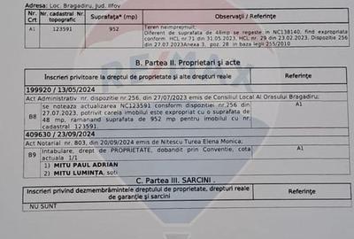 Teren Construcții intravilan de 2944 mp, în Est - 3