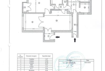 Apartament nemobilat 3 camere Dorobanti M261 - 1