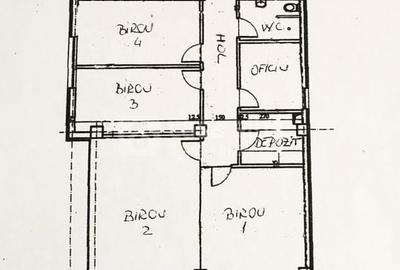 Spatiu de birouri 140 mp, inchiriere, situat in zona Podu Ros - 2