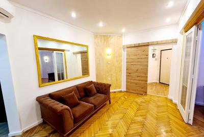 Apartament cu 2 camere semidecomandat, mobilat în Cișmigiu