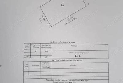 Teren de 435 mp, în Bradu