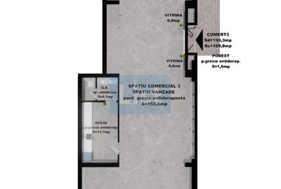 Spațiu comercial, de 99.300003051758 mp, în Noua - 3