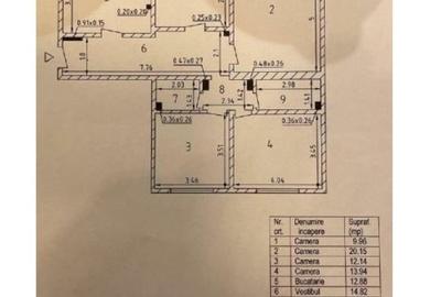 Apartament cu 4 camere decomandat în 13 Septembrie - 10