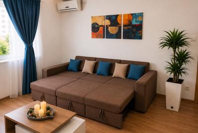 Apartament cu 2 camere nedecomandat, mobilat în Olimpia-Stadion