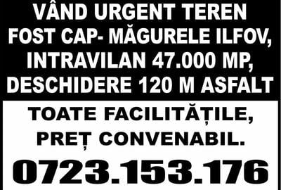 Magurele, Ilfov, vand teren urgent - 1