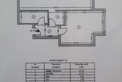 Apartament cu 2 camere decomandat, mobilat în Central - 11