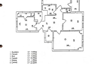 Apartament cu 3 camere în P-ța Unirii - 12