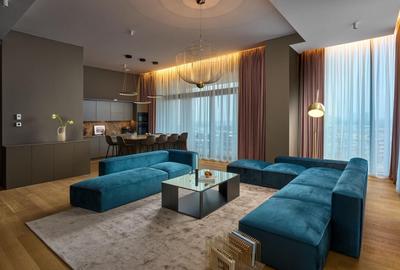 One Herastrau Towers DUPLEX etaj10+11 complet mobilat/utilat