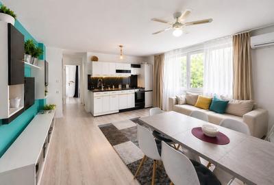 Apartament cu 2 camere semidecomandat, mobilat în Florești