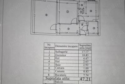 Apartament cu 2 camere decomandat în Central - 3
