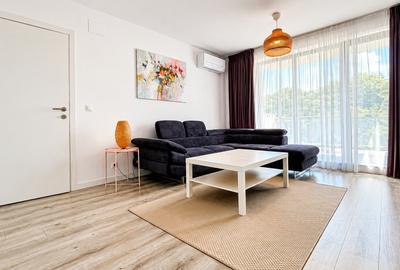 Apartament cu 2 camere semidecomandat, mobilat în Băneasa - 13