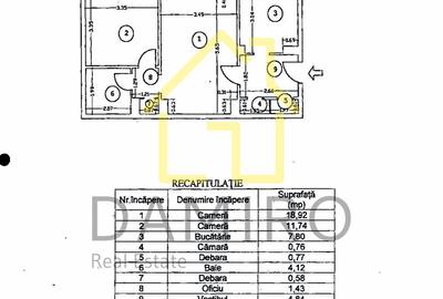 Apartament cu 2 camere semidecomandat, mobilat în Teiul Doamnei - 9