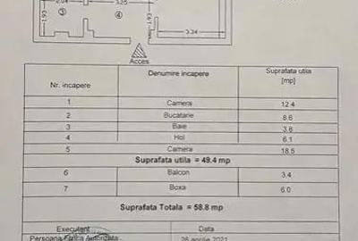 Apartament cu 2 camere decomandat, mobilat în Dacia - 1