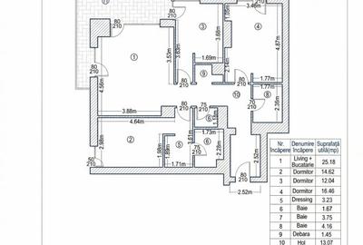 Apartament cu 4 camere, mobilat în Băneasa - 5