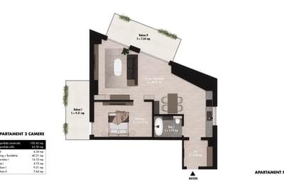 Unirii 30 metri de bulevard, tripla vedere libera. Ultimul apartament !!!