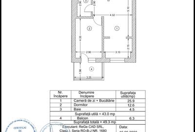 Apartament cu 2 camere decomandat, mobilat în Theodor Pallady - 10
