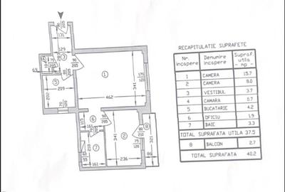 Vanzare apartament 2 camere Tei, renovat si mobilat - 3