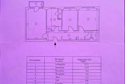 Apartament cu 3 camere decomandat în Central - 5