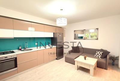 Apartament cu 2 camere semidecomandat, mobilat în Între Lacuri