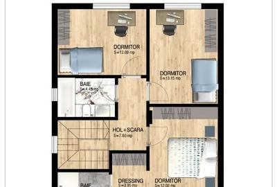 Casă individuală cu 5 camere cu Teren 316 Mp în Central - 11