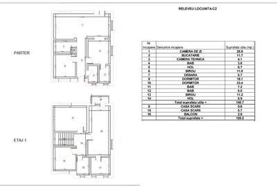 Vila | 5 camere | Curte 220  mp  | metrou 15 min | 175 mp util - 3