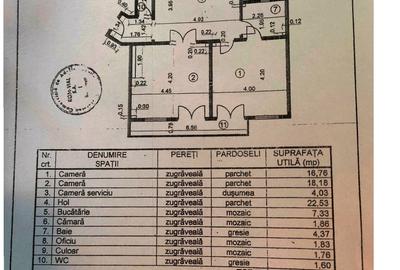 Apartament cu 3 camere semidecomandat, mobilat în Calea Victoriei - 20