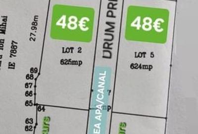 Teren de 625 mp, în Albota