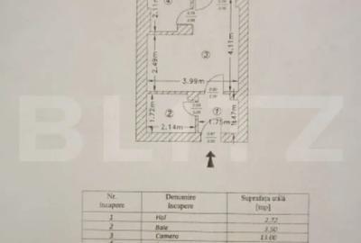 Garsonieră semidecomandată în Rahova - 2