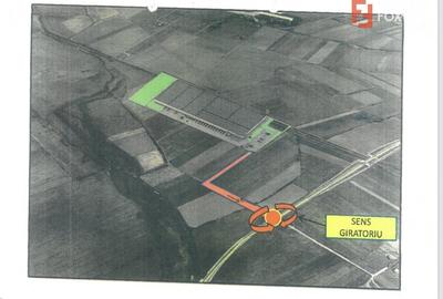 57 Hectare Teren centura cu front 485 ml pretabil parc logistic - V5480 - 2