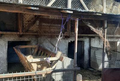 Jude?ul Buzau com Glodeanu Sili?tea sat COTORCA, casa batrineasca din caramida 3465m - 4