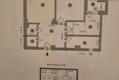 Apartament cu 2 camere decomandat în Central