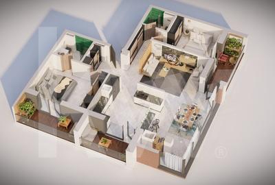 Apartament 3 camere - ultracentral - constructie noua! - 2
