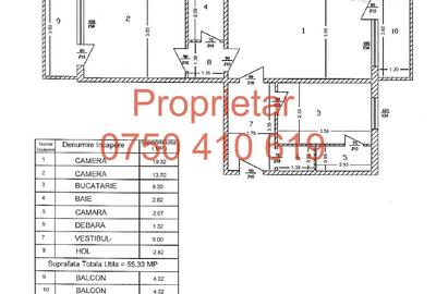 Apartament cu 2 camere semidecomandat în Doamna Ghica