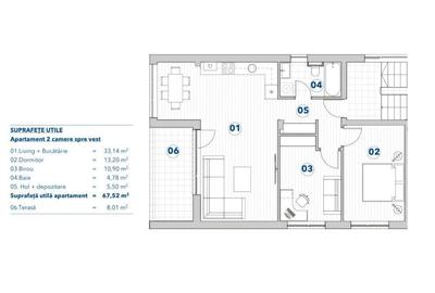 Apartament cu 3 camere decomandat în Albești - 9