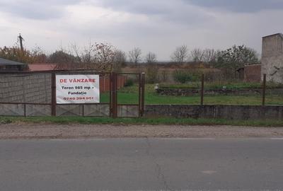 TEREN CU FUNDAȚIE - ODOREU, STRADA REPUBLICII - 3