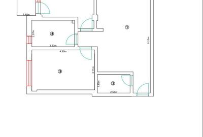 Apartament cu 3 camere decomandat în Micești - 2